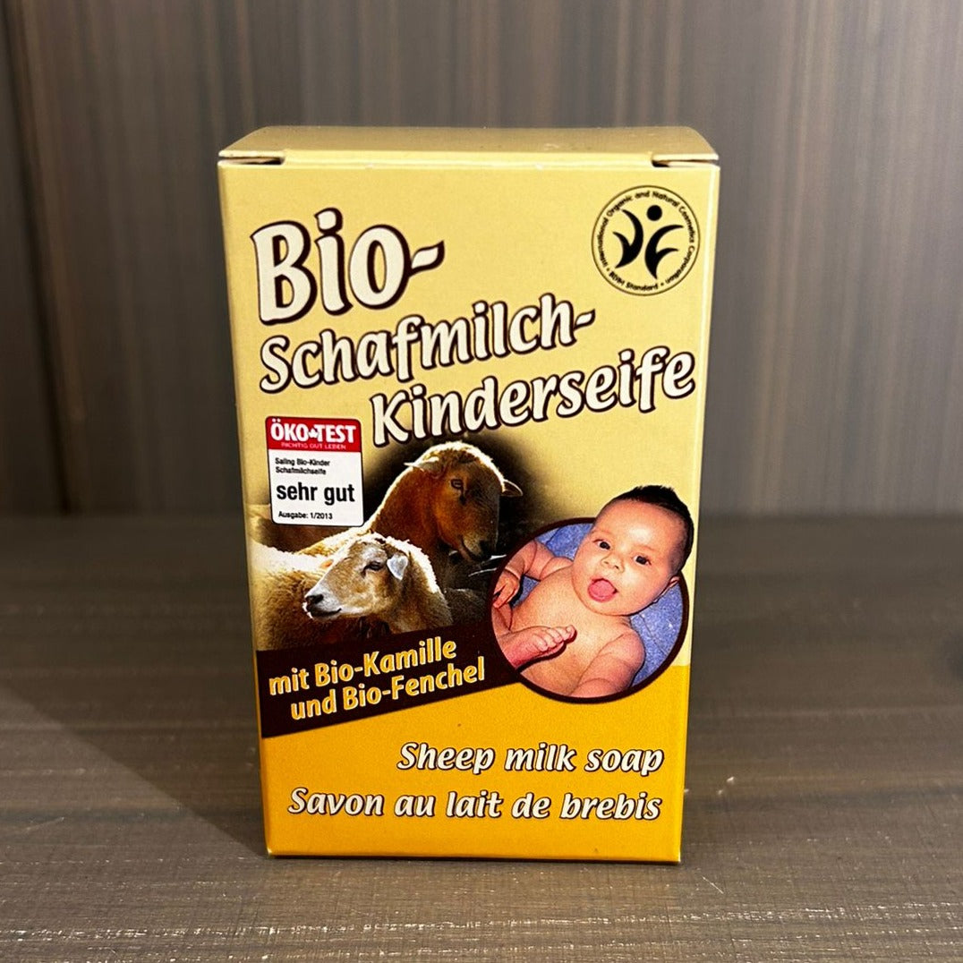 Bio-Schafmilchseife für Kinder