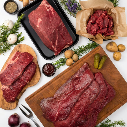 Rindfleisch, Galloway, Paket, Rouladen